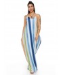 Bohemian Printed Spaghetti Strap Maxi Dresses