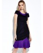 Sexy Round Neck Short Sleeve Slim Fishtail Party Elegant Women Dress